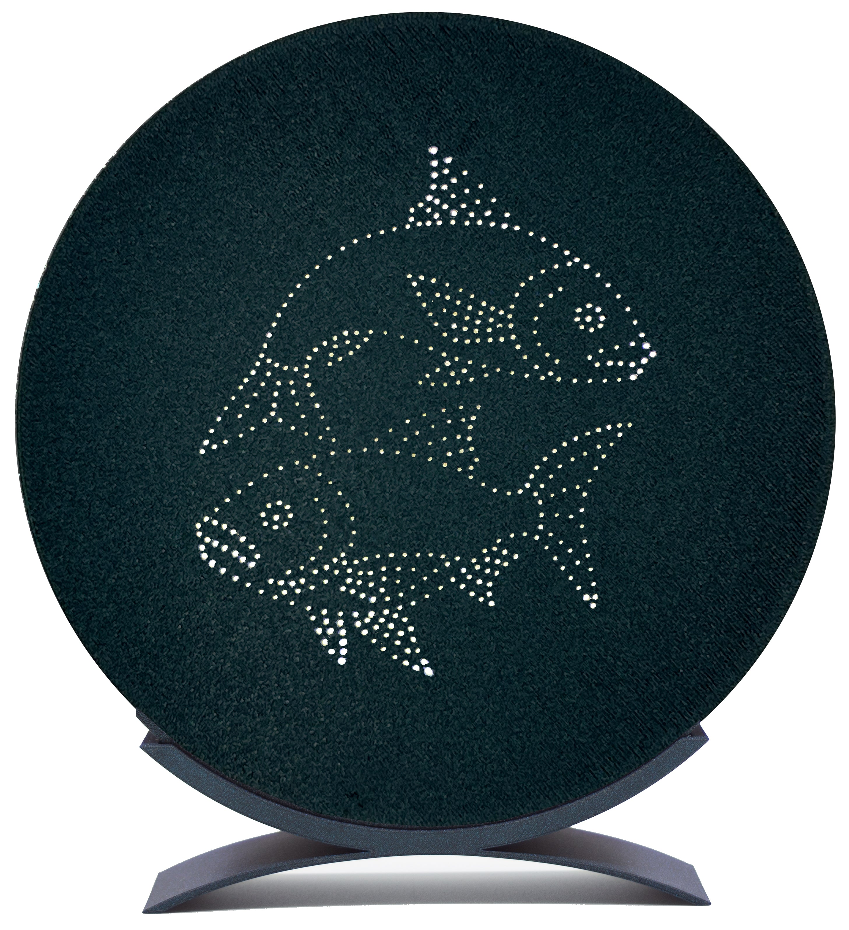 Ein Stück Nachthimmel für dich. Beleuchtetes Sternzeichen in Sternbild-Optik