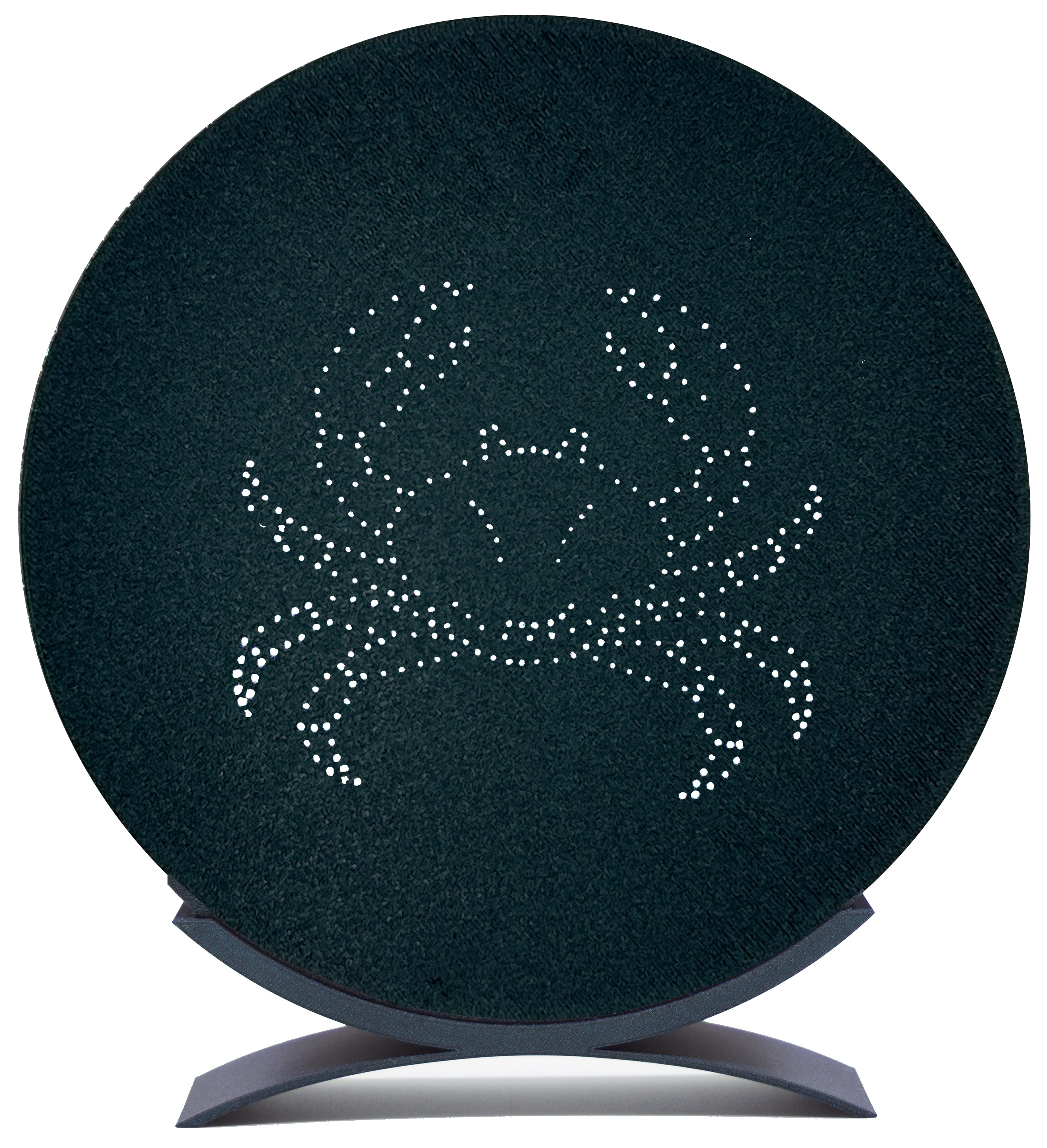 Ein Stück Nachthimmel für dich. Beleuchtetes Sternzeichen in Sternbild-Optik