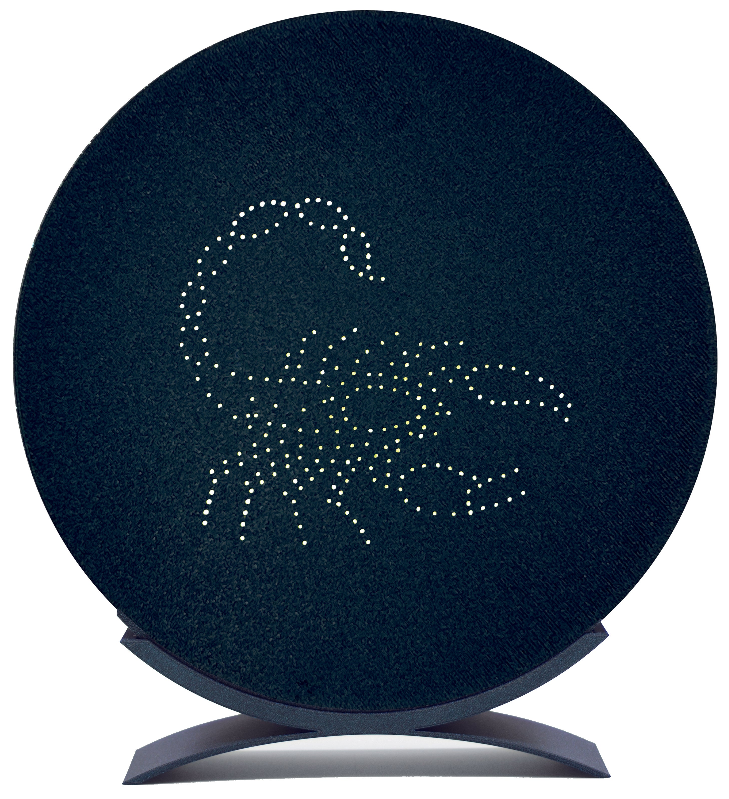 Ein Stück Nachthimmel für dich. Beleuchtetes Sternzeichen in Sternbild-Optik